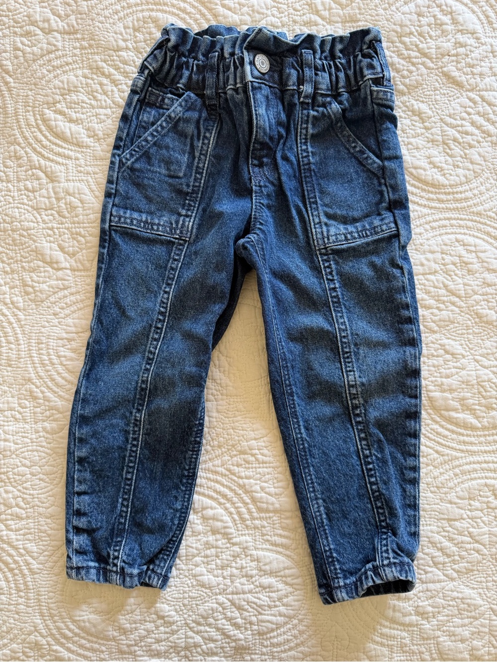 Gap Toddler Dark Blue Denim Jogger Pants